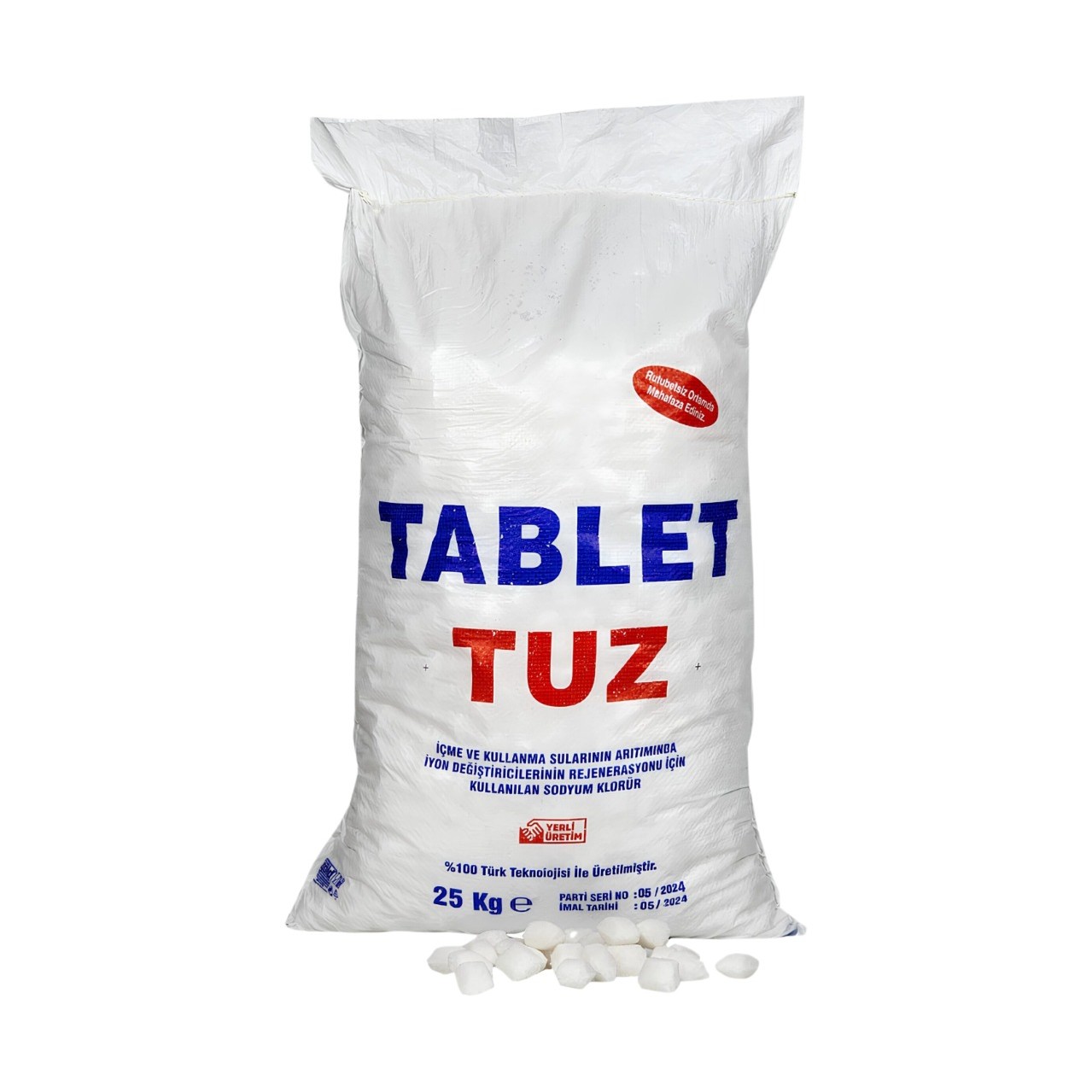 Su Yumuşatma ve Kireç Önleyici Arıtma Cihazı Tablet Tuz 1250 Kg